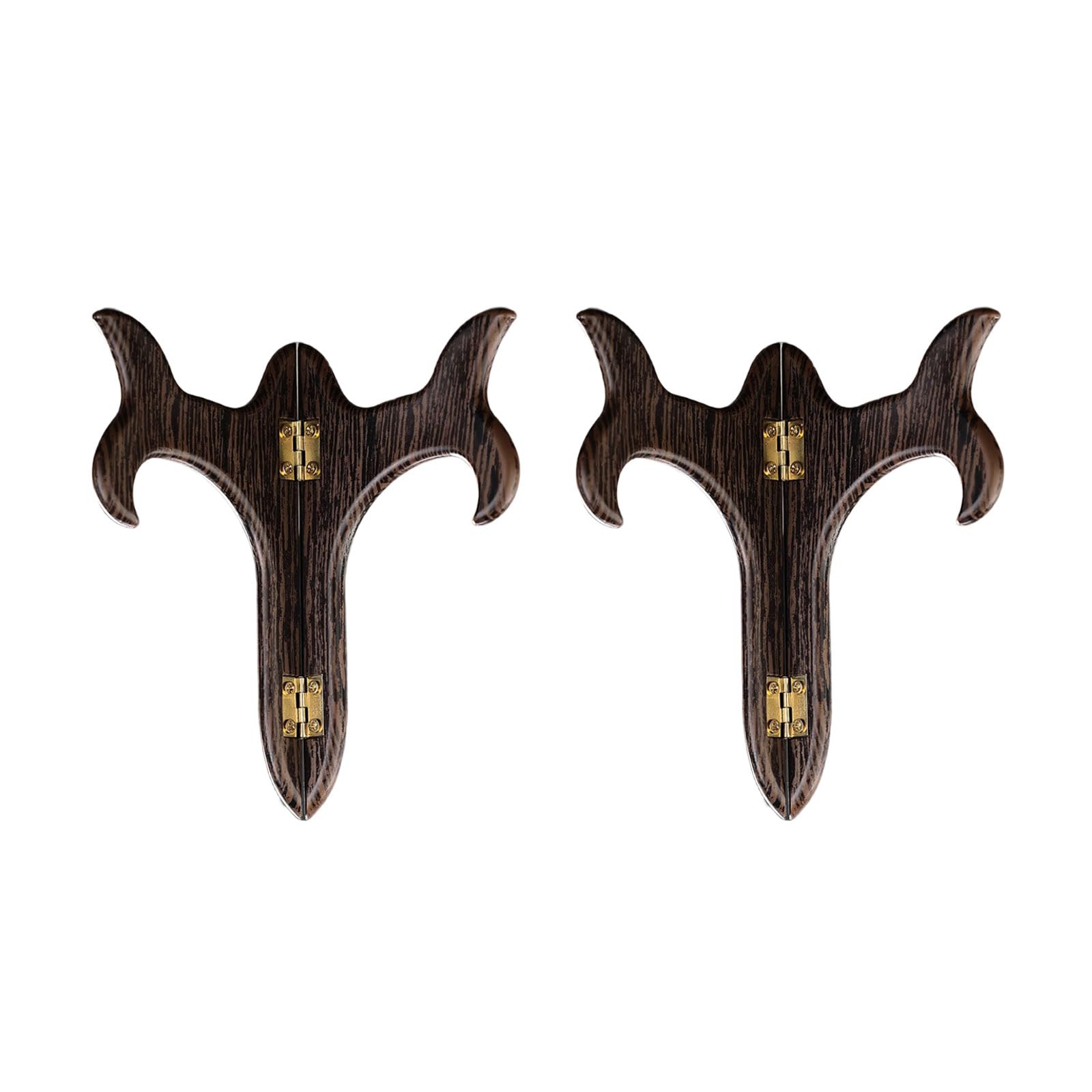HENYGEN Of 2 Wood Grains Tea Cake Display Stands for Home Storage and Decoration of Puer Collections Holder Home Rack