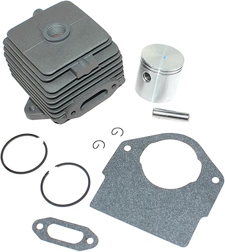 Miniatura 2 de Kit de pistón de cilindro para 25CC MTD Ryobi Troy-Bilt Yard-Man Bolens Cub Cadet Yard Machines McCulloch Craftsman 753-1206 753-04814 181622