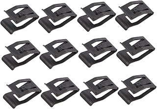 ibasenice Clipe De Fixação De Fivela 50 Peças Para Automóvel Clipe De Guarnição Automática Peças De Carro Clipe De Metal Preto Clipes Retentores De Console Frontal Clipe De Retentor
