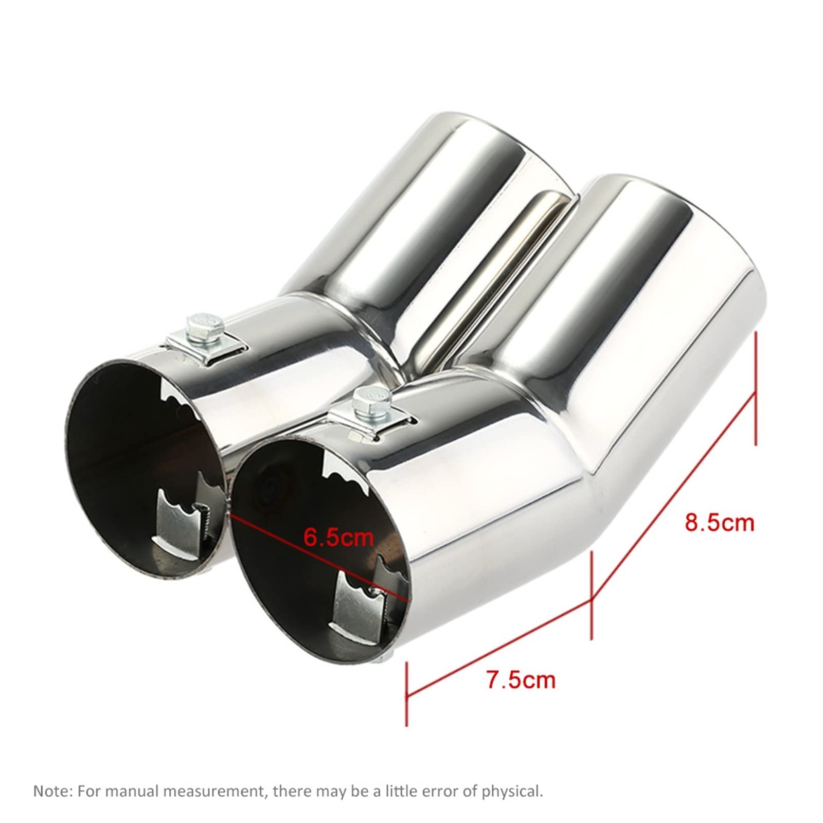 modifica Tubo di scarico Per Golf 4 tubo di scarico tubo di scarico doppio tubo di scarico in acciaio inox silenziatore