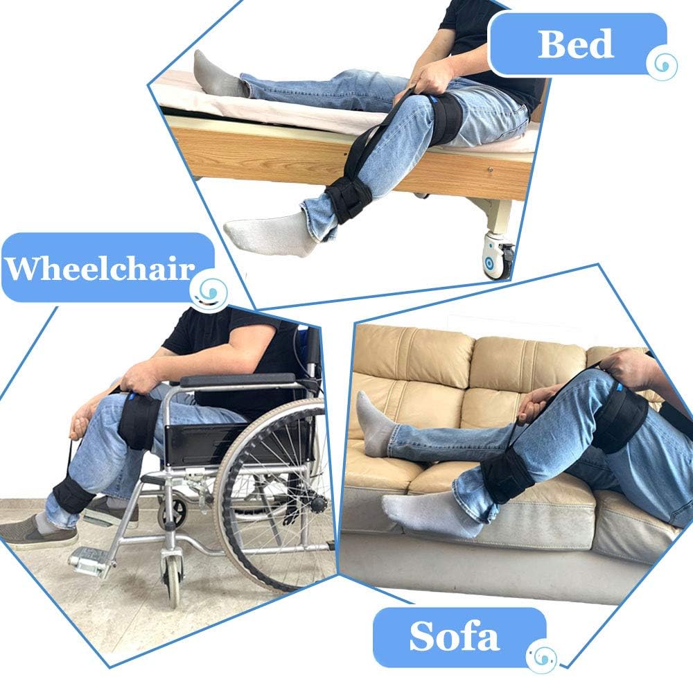 Thigh Lifter Leg Lifter Strap Hip Replacement Recovery Kit Knee Replacement Stroke Rehab Equipment for Bed, Wheelchair- Elderly, Handicap（L Size）: Health & Personal Care