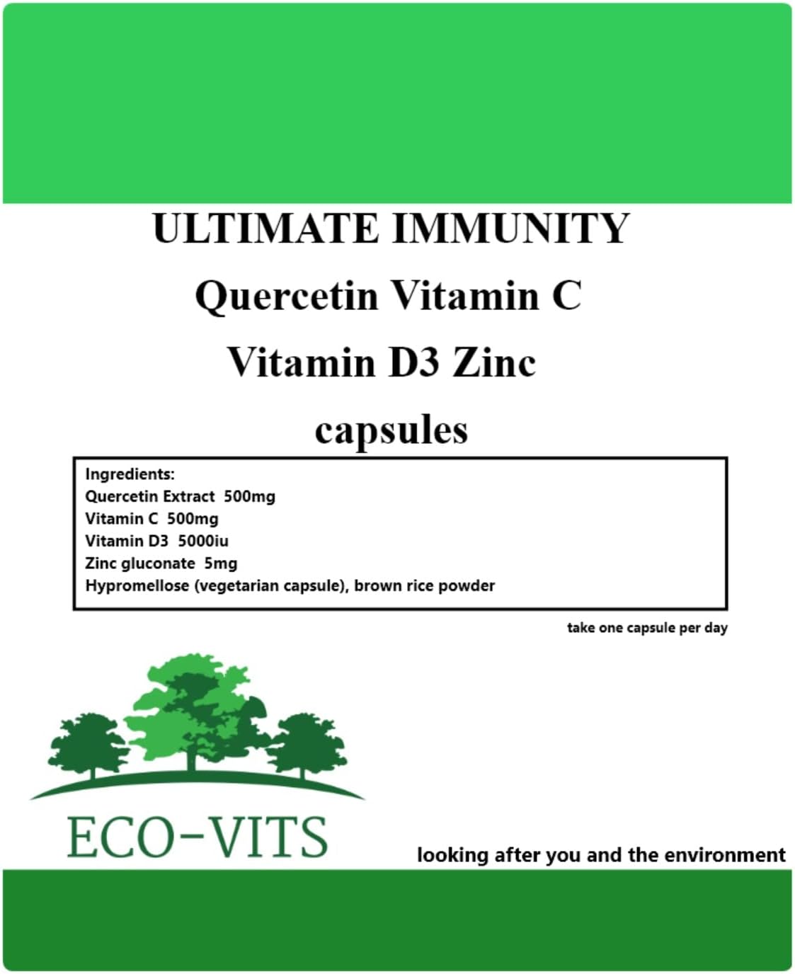 Ultimate Immunity (240 caps) QUERCETIN Vitamin C Vitamin D Amazon.co.uk Health & Personal Care