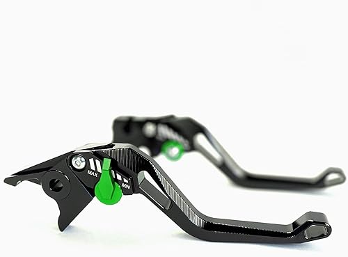 motor-mh Palancas de freno y embrague cortas ajustables compatibles con Kawasaki Z900Z650 2017-2020 1000 2015-2020 Ninja 650RER-6FEX650 2017-2020