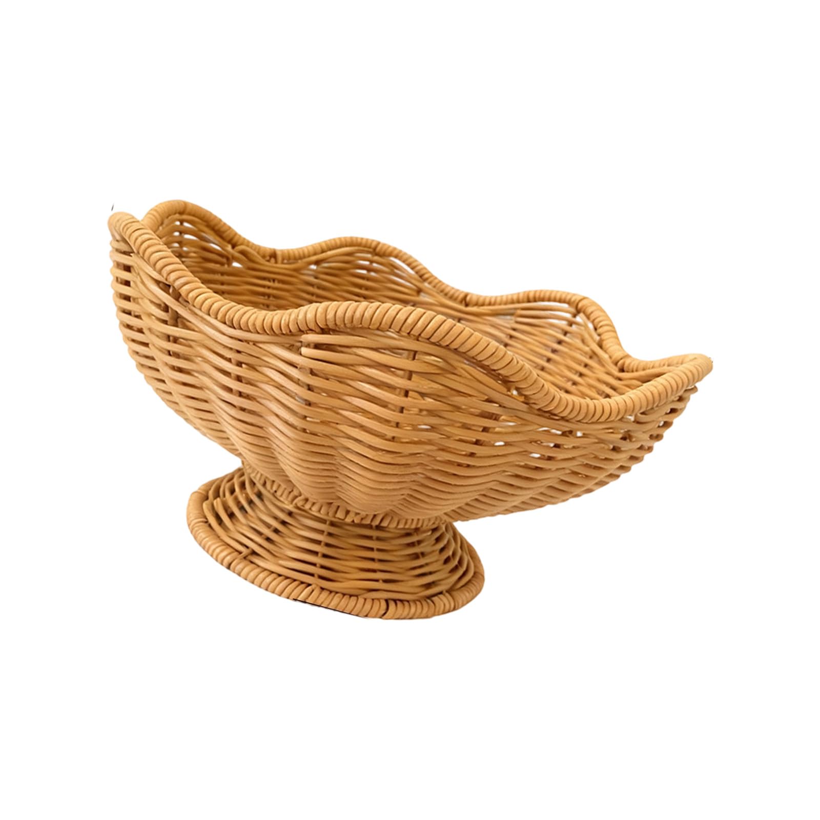 Design Fruit Basket, Woven PP Kitchen Dishwasher Safe Countertop Decor and Stora Woven Pp Fruit Basket Kitchen with Floral Design Dishwasher Safe Countertop Storage