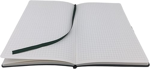 Miniatura 4 de YRL Best Cuaderno de papel cuadriculado, páginas cuadradascuadriculadas de 0.197 x 0.197in, A5, 5.8 x 8.3, tapa blanda de piel sintética de alta