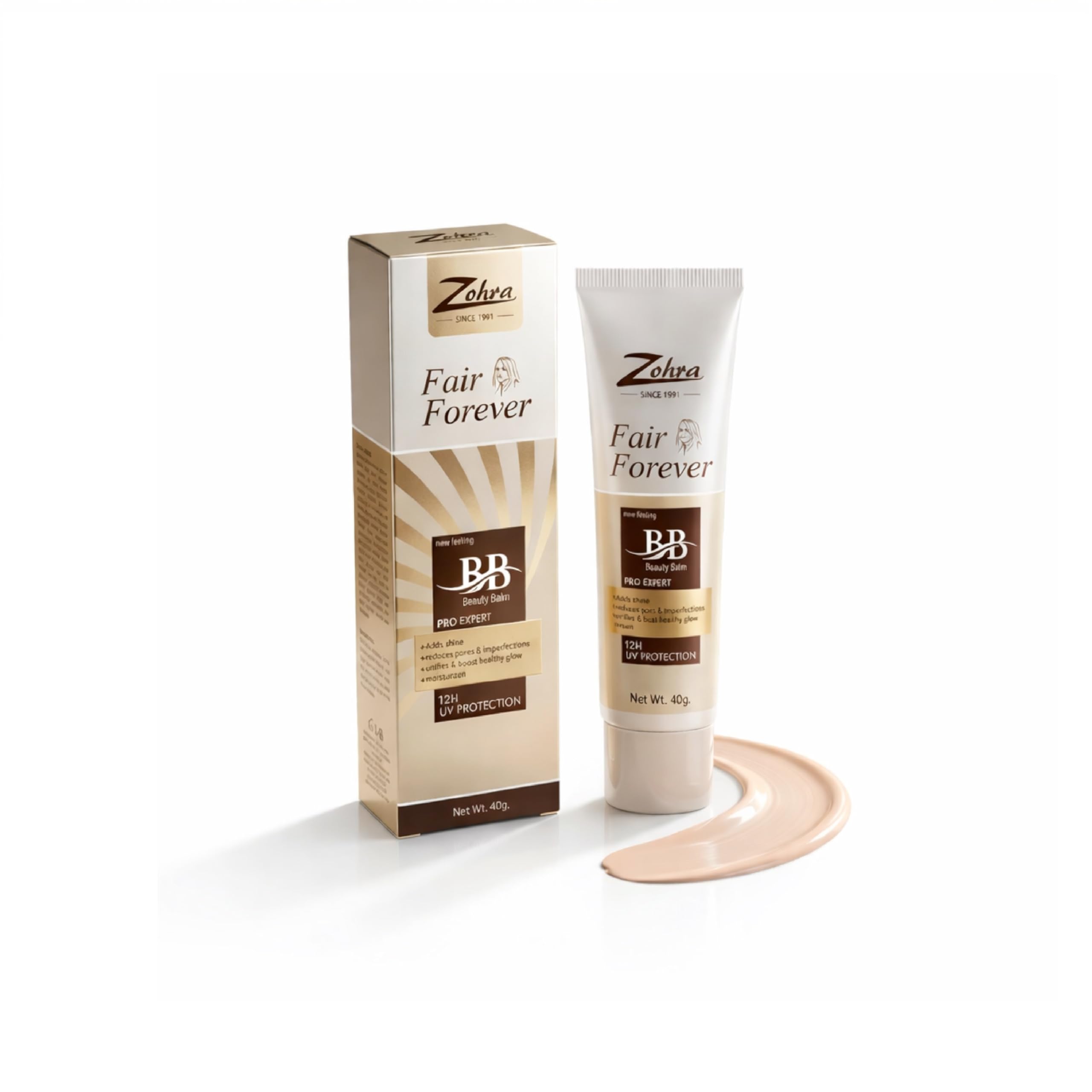 URBAN THREADS Zohra Fair Forever BB Beauty Balm, PRO Expert, 12H UV Protection, 40g-image-12