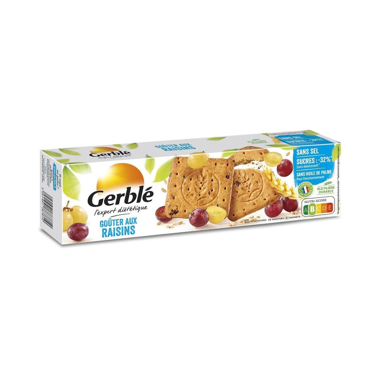 GERBLÉ - Gerblé Goûter Aux Raisins, 360G - 360G - Lot De 4 - Vendu Par Lot