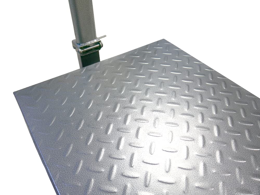 Báscula de Plataforma para Almacén, Capacidad de Carga de hasta 500 kg, Pantallas LCD, Precisión de +/- 200 g, Dimensiones de la Plataforma 60 x 45 cm, Operación Inalámbrica, HDWR wagPRO-P500
