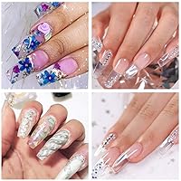 Vista 7 de Cepillo y recogedor de gel de uñas de polietileno, herramienta de cepillo de uñas de gel de acero inoxidable de doble extremo para cepillos