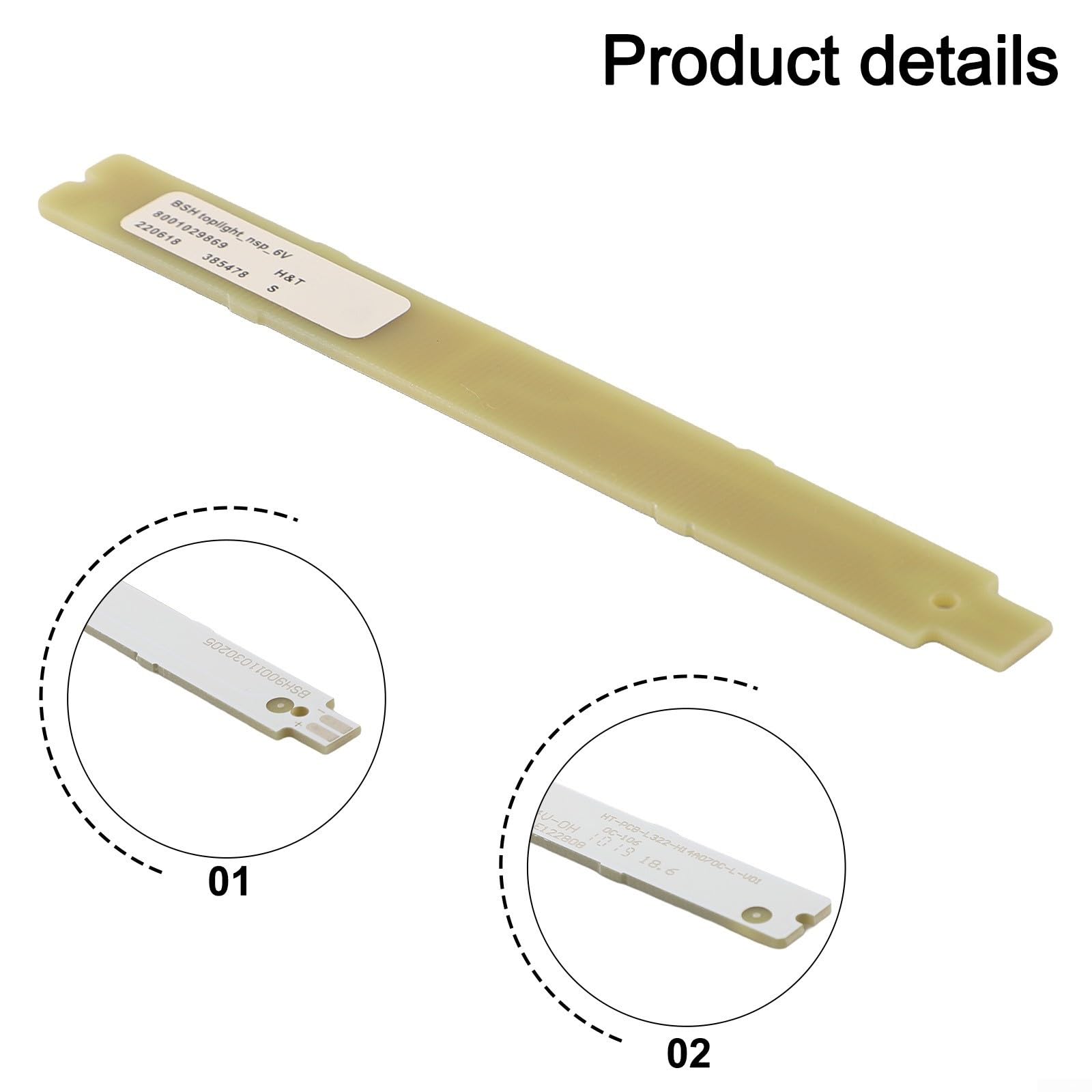 Barre Lumineuse De Rechange Pour Réfrigérateur BSH 9001030205