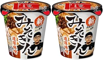 Amazon.co.jp: 2個セット ヒカキン 新みそきん 濃厚味噌ラーメン 109g