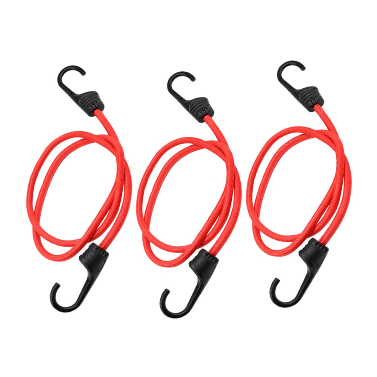KESYOO 3Pcs Elastic Cargo Binding Cord Straps with Hooks for Luggage Bicycles Motorcycles Sturdy Fastening Belt High Elasticity for Management