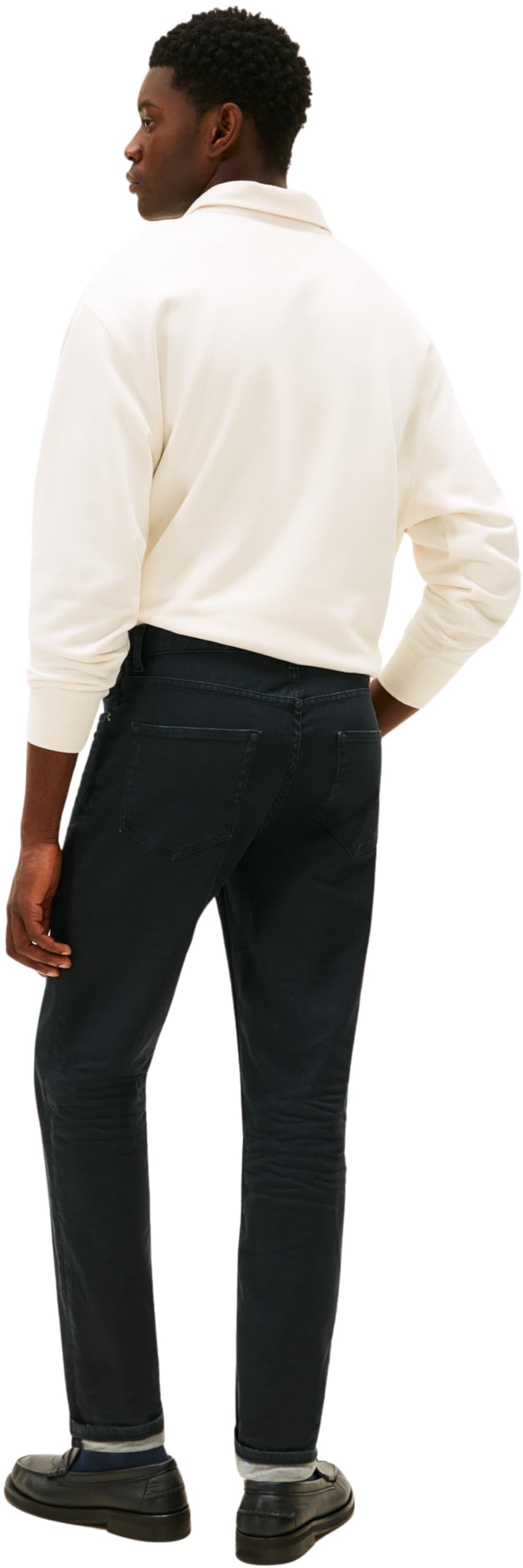 Tommy Hilfiger Straight Denton Str Brent Black Mw0mw41900 - Prosty Mężczyźni