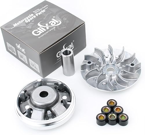 Glixal GY6 - Kit variador de 125 cc y 150 cc, polea de accionamiento de embrague delantero con pesos de rodillo de 0.51 onzas para scooter,