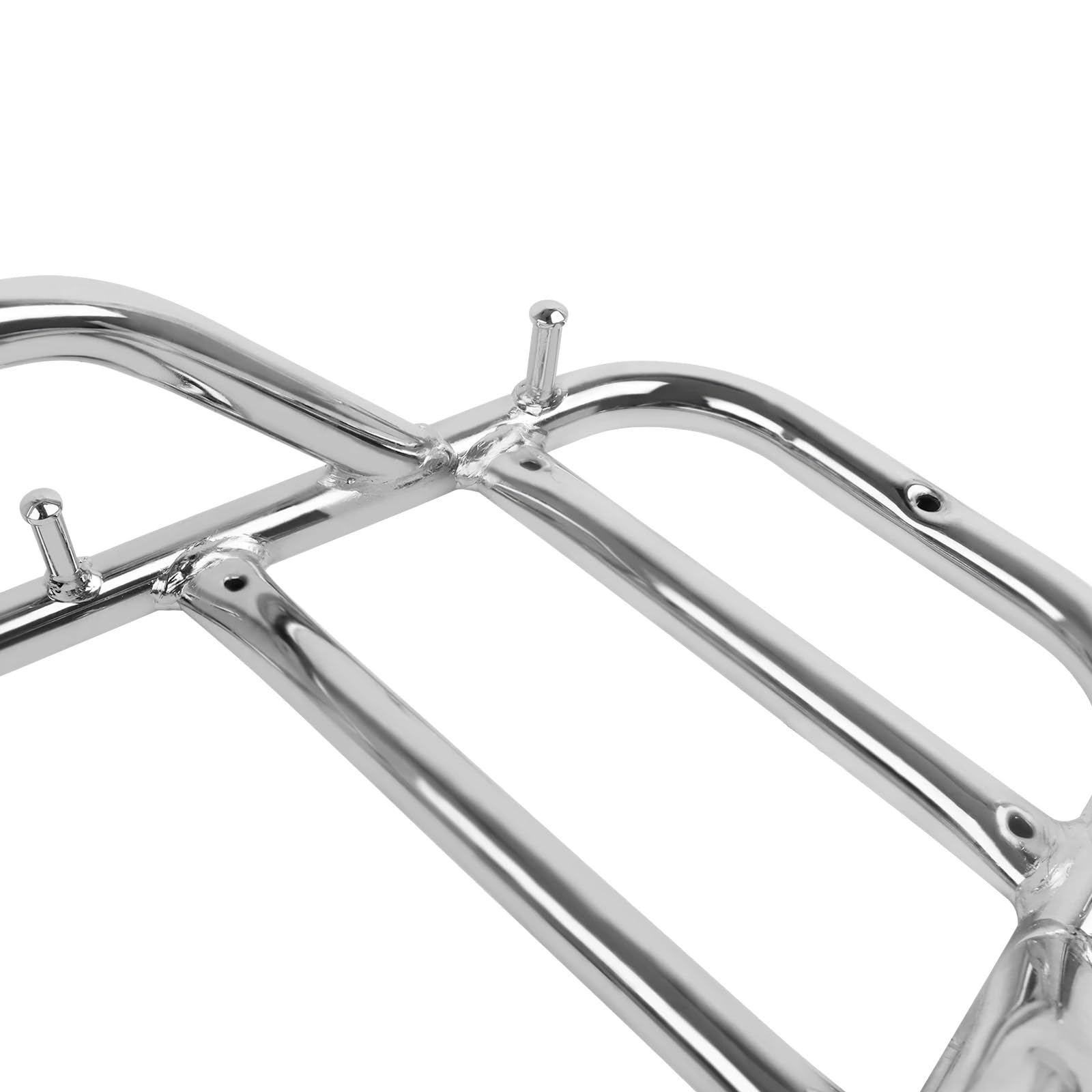 porte Support de queue et porte-bagages arrière pour moto Kawasaki W800 W650 W400 (Chrome)