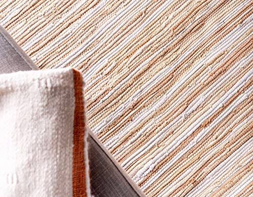 Tapete decorativo Unique Loom algodón 185x65 cm beige miniatura 6