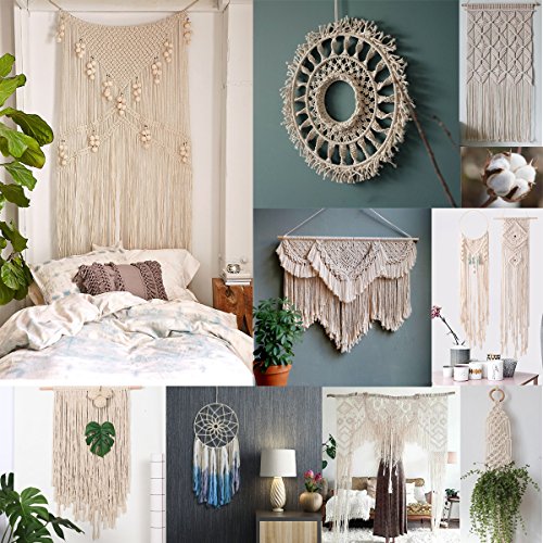 Corda in cotone naturale da 4 mm, fatta a mano, in...