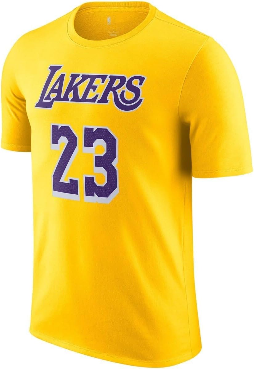 Lebron James Los Angeles Lakers NBA Kids Youth 4-20 Yellow Gold Icon Edition Performance Jersey T-Shirt - Image 2