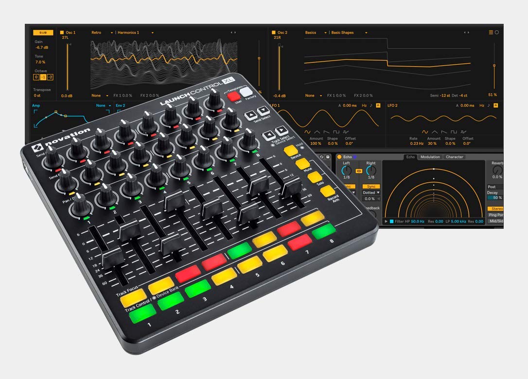 Novation Controlador Launch Control XL para Ableton Live com kit