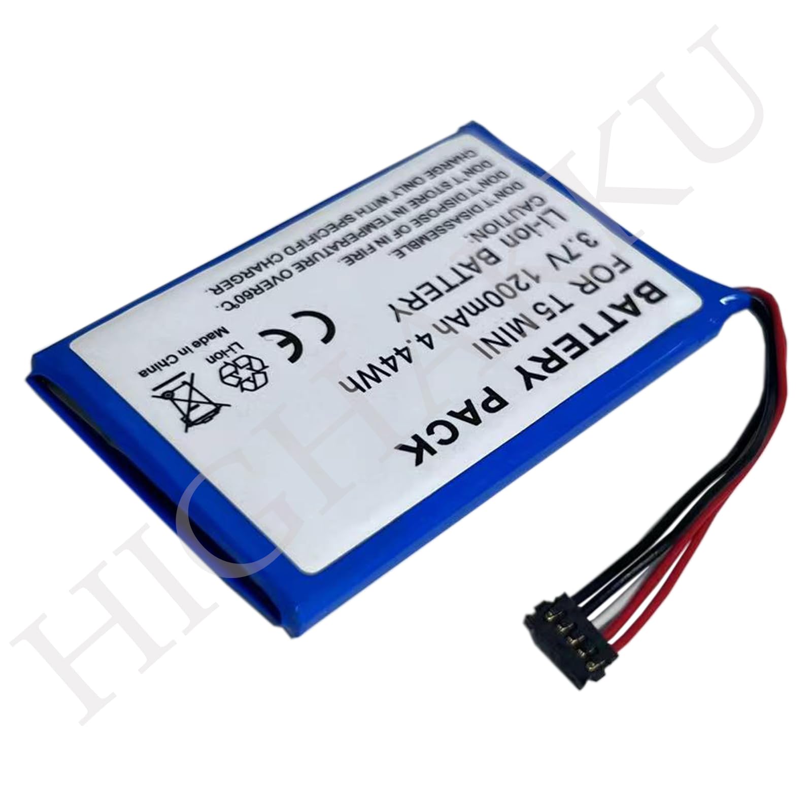 Batterie de rechange 361-00035-09 compatible avec Gar-min T5 mini, TT15 Mini Tracking Dog Collar 010-11828-40, 361-00035-16