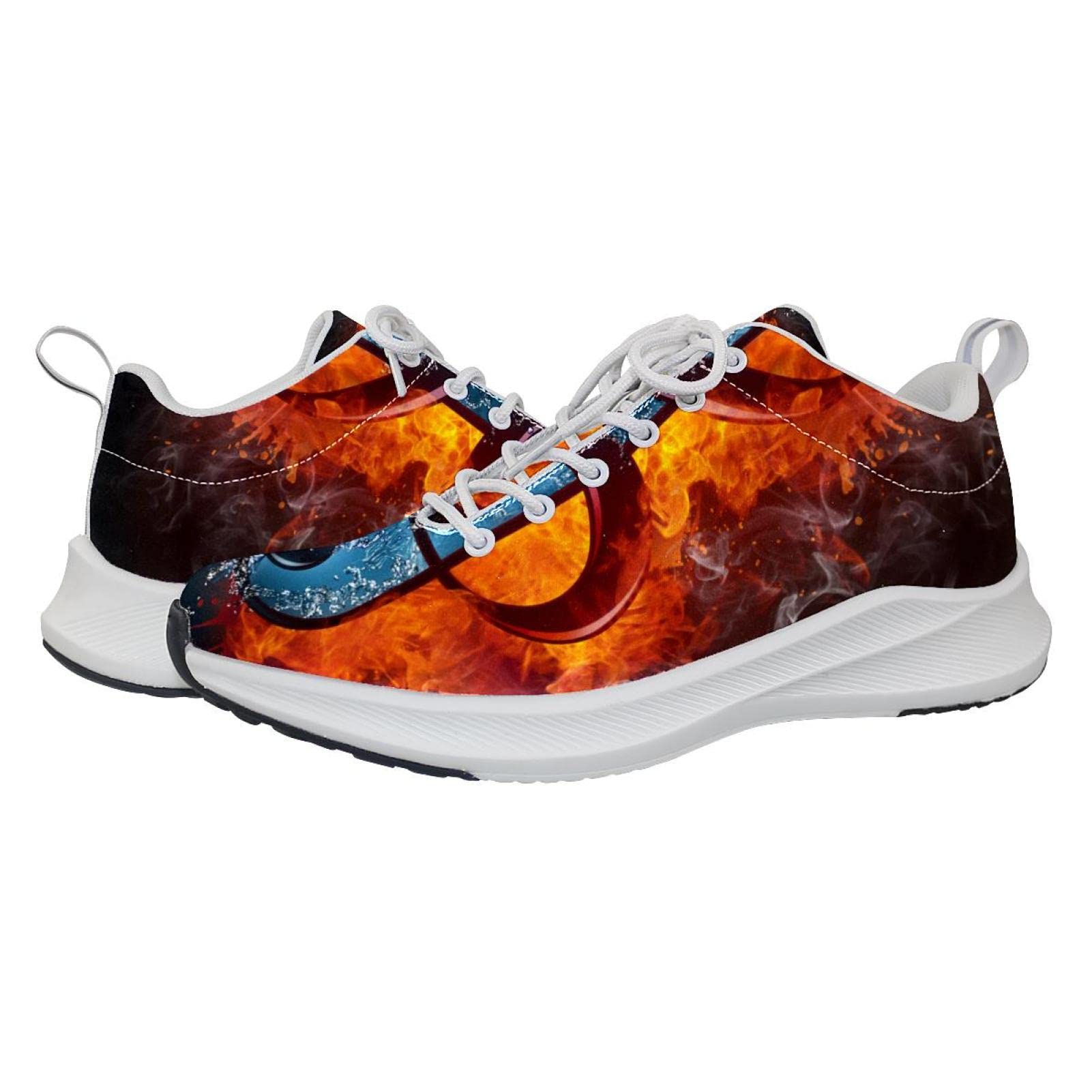 Sneakers personalizzate Scarpe da passeggio leggere Running Athletic Casual Sneakers antincendio e acqua Note musicali, multicolore, 10 US