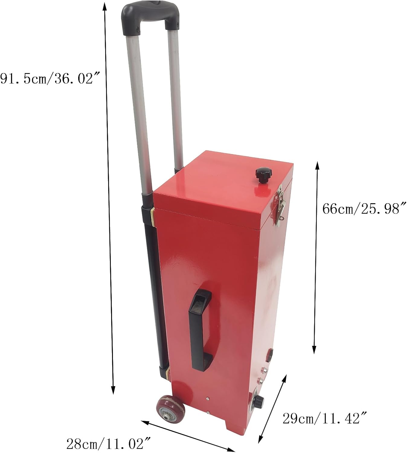 Welding Rod Oven Portable Hot Box Drying Cylinder 26.46 Lbs Capacity Portable Electrode Drying Oven for 17.72"/450mm Electrodes 110V