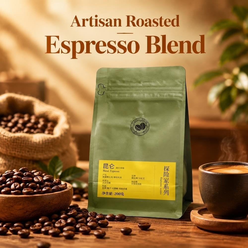 Caffè Miscela Espresso in Grani, 200g Arabica