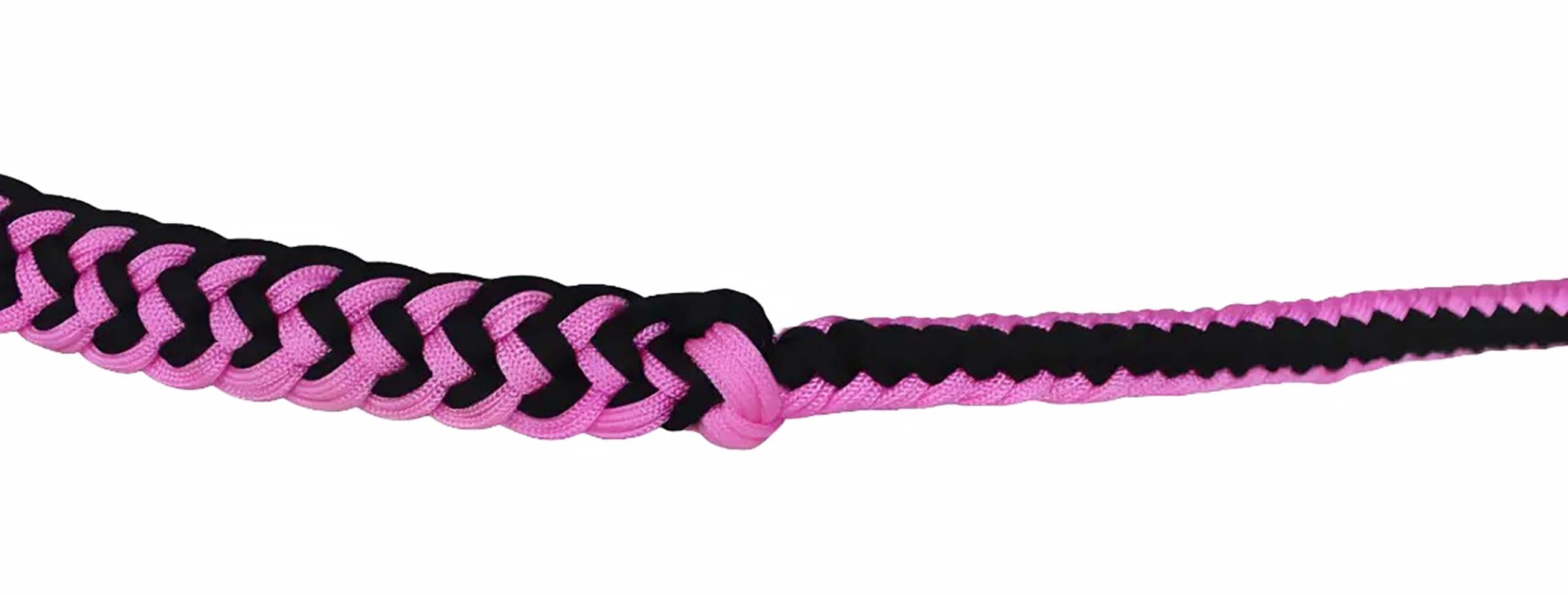 Rênes En Corde De Tonneau Pour Cheval, Nylon Tressé - Turquoise, Rose, Violet