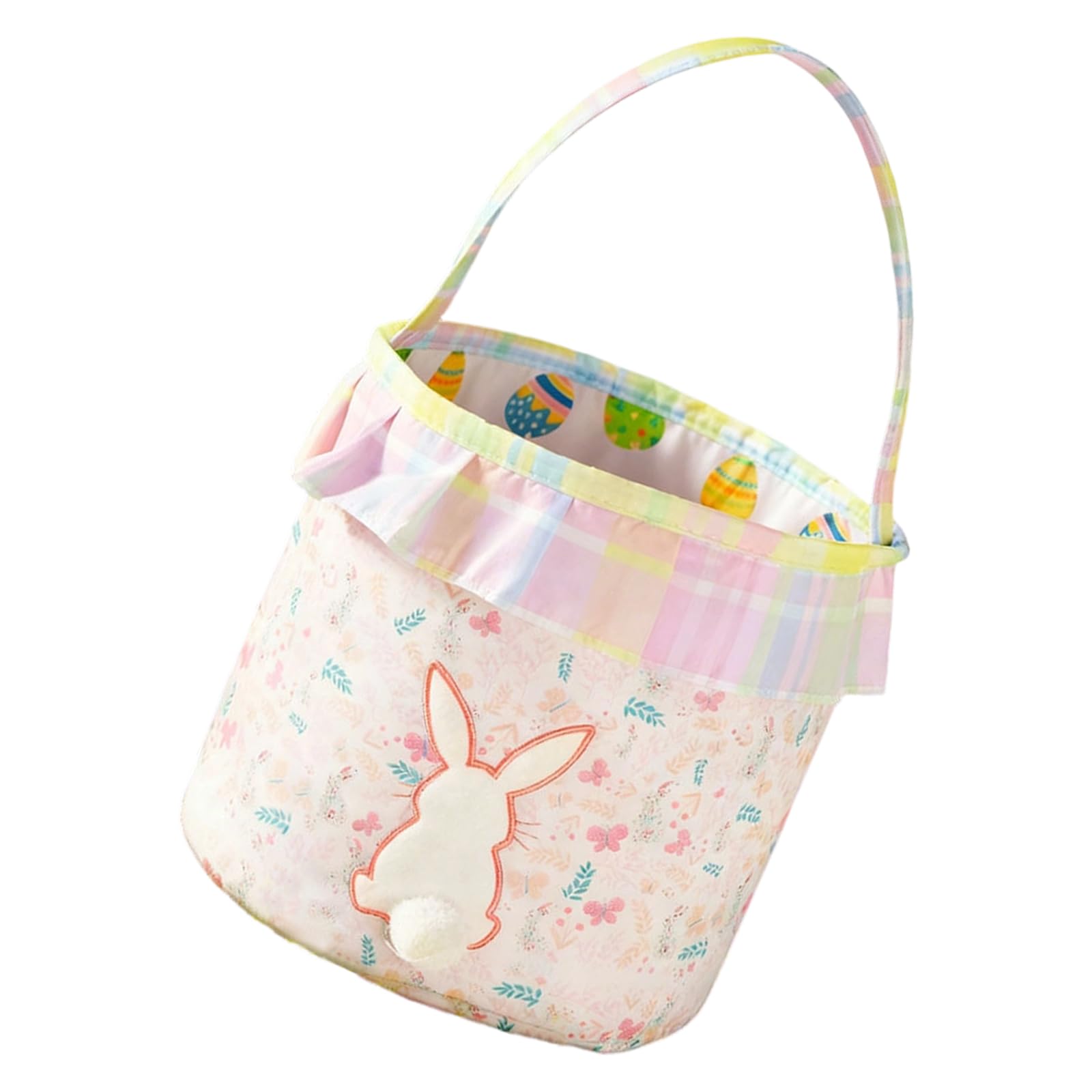 OSNIYAW Foldable Fabric Easter Themed Organiser Carry Handle for Seasonal Storage Conies Toy Planner