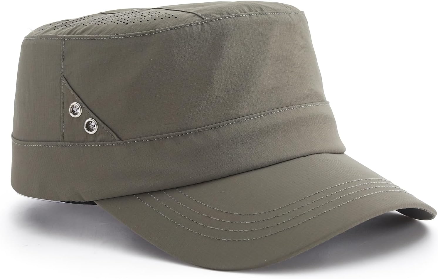 Lightweight Military Caps Quick Dry Baseball Cap Mens Cadet Army Caps Mesh Waterproof Sports Trucker Hat Flat Top Cap - Image 3