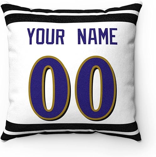 Miniatura 32 de ANTKING 2 paquetes de almohadas personalizadas con cualquier nombre y número para hombres, mujeres y niños Para Cincinnati