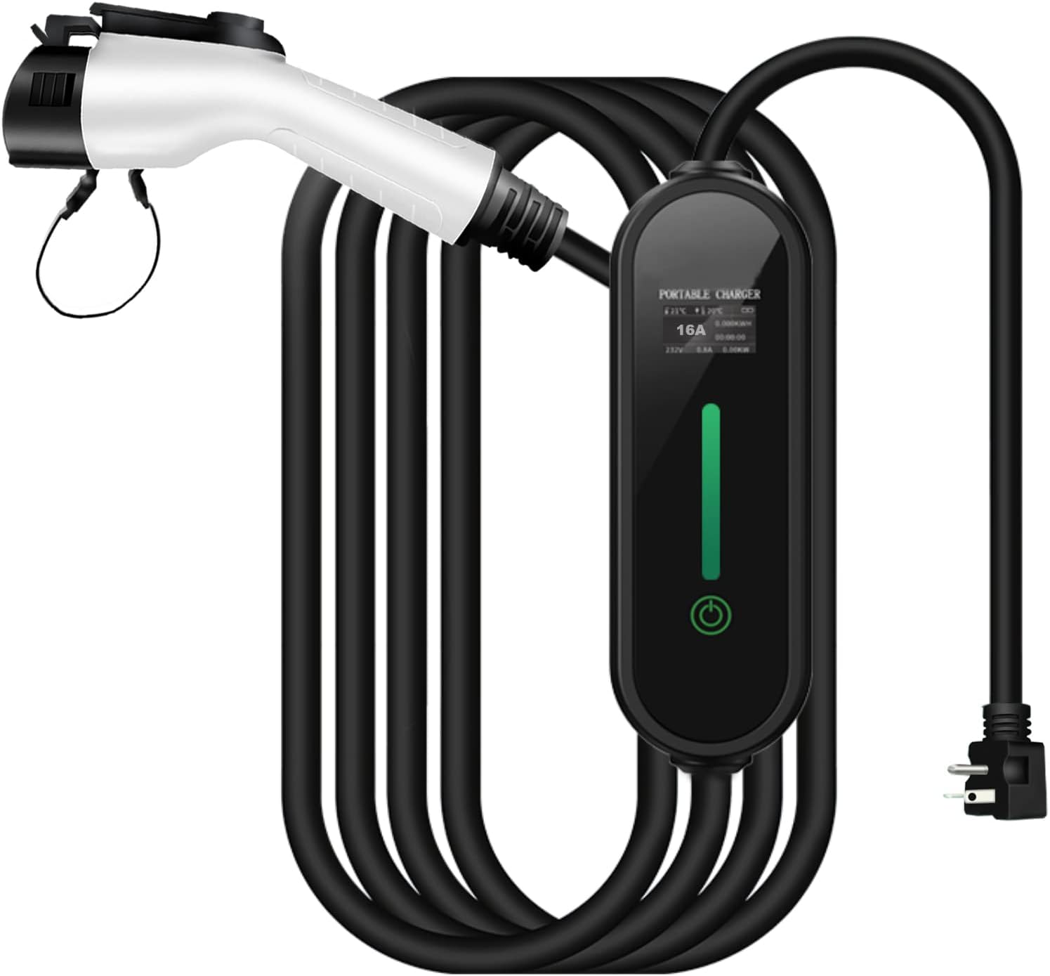 Simmpatuu Level 2 EV Charger Up to 16A Portable Electric
