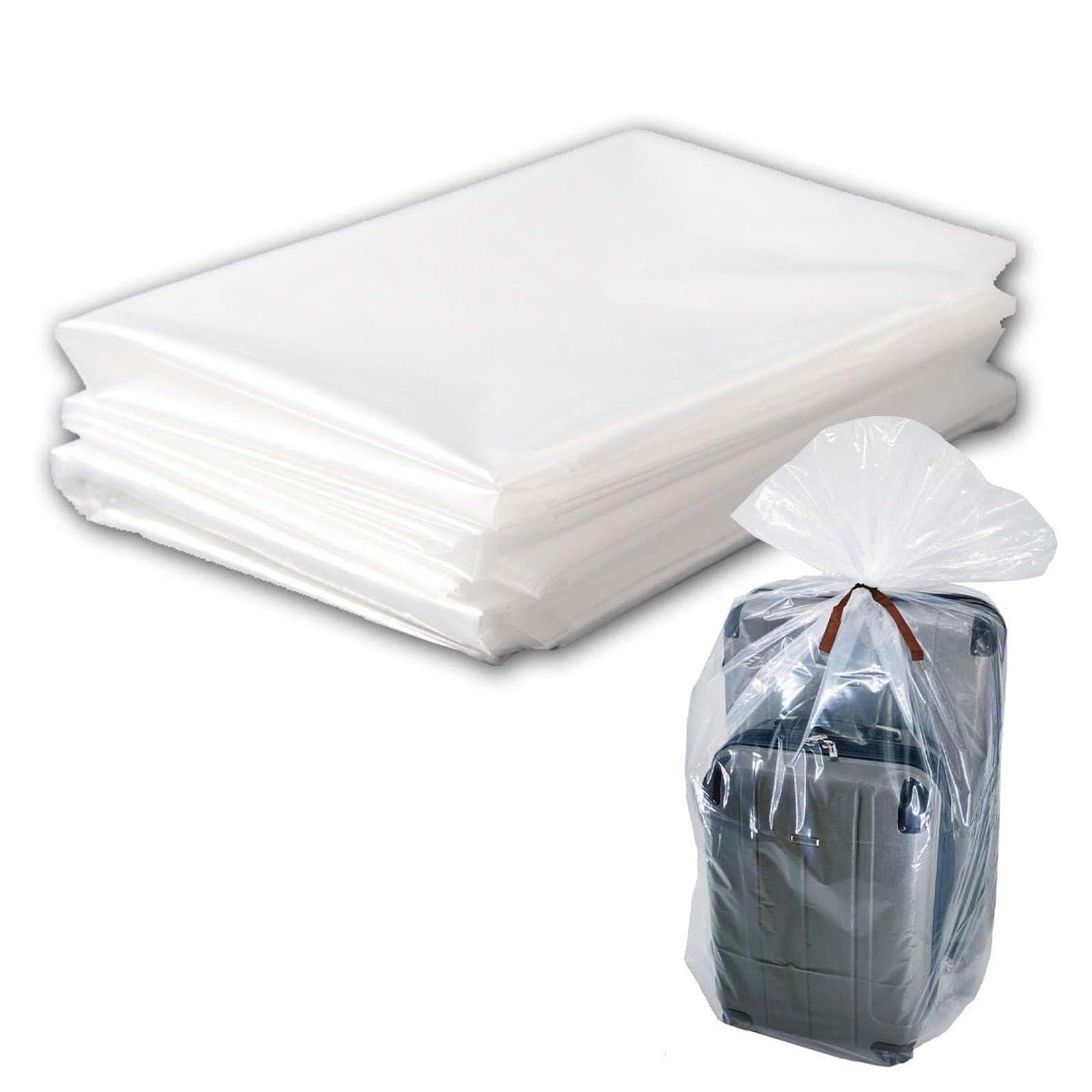 3Pcs Large Plastic Bags, 90 * 120cm Large Clear Plastic Bags, 100 * 152cm Clear Plastic Bags, Clear Bags