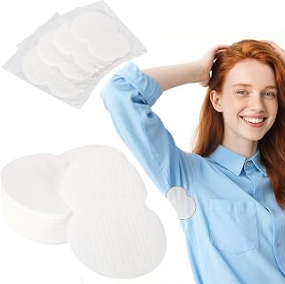 100pcs Sweat Pads, Disposable Armpit Shields to Combat Sweat, Unscented, With our Disposable Underarm Sweat Shields, Reclaim Your Confidence Underarm Pads Designed for All-Day Protection