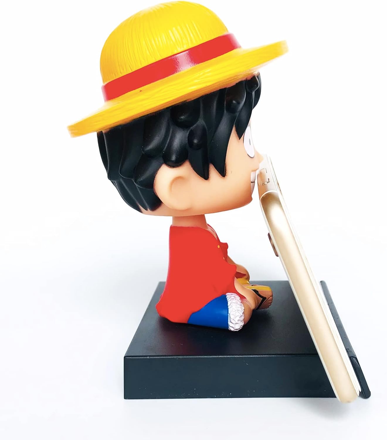 Bobbleheads Anime Figure Bobblehead Action Figures Car Dashboard Decorations Accessories Interior Birthday Cake Toppers Phone Holder for Women Men