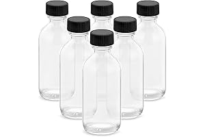 4OZ Small Glass Bottles with Lids and Funnels for Diy