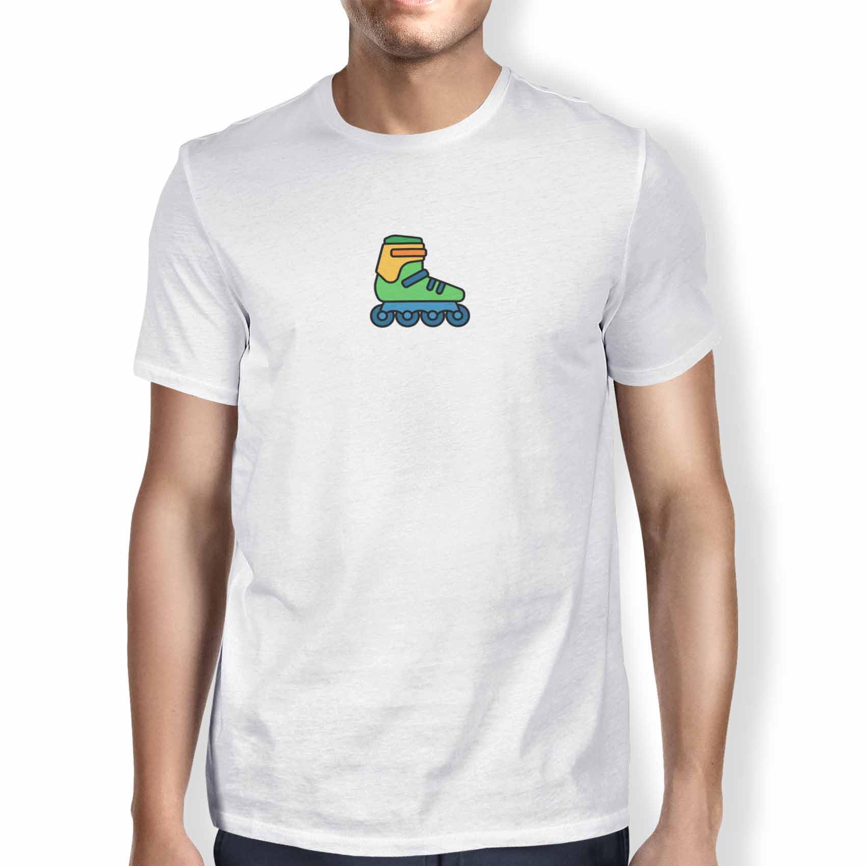 Green Fish Men's FDMTSI-100272 T-Shirt, White, S