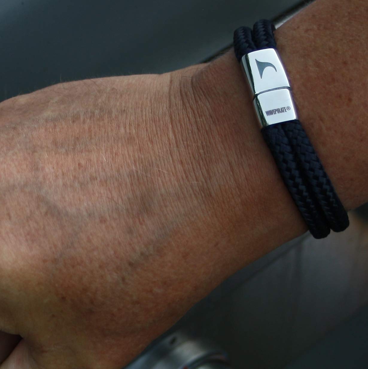 Segeltau-Armband XO ST Nachtblau Männer Herren