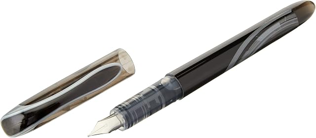 Zebra Pen Fuente Disposable Fountain Pen, 0.6mm Point, Black Ink, 12-Pack 69481