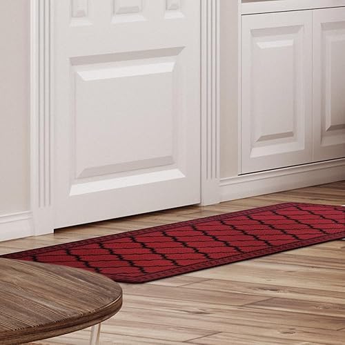 Miniatura 2 de Juego de 2 alfombrillas antideslizantes Carvapet para cocina juego de estera con goma en la parte inferior antideslizante diseño de limón