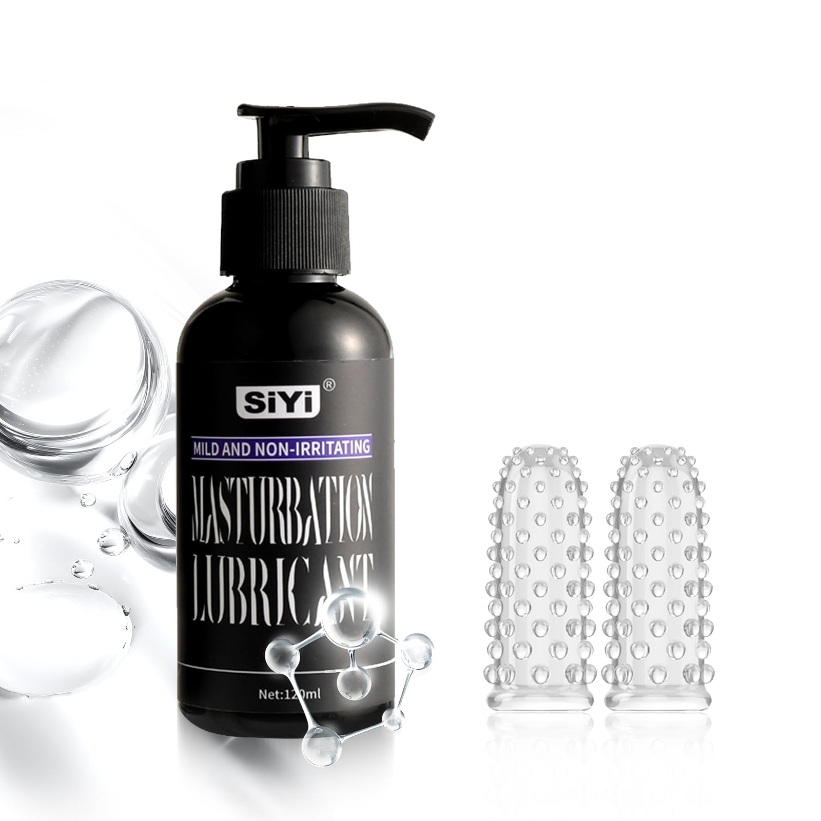 Amazon.com: SiYi Water-Based Personal Lubricant, Oil-Like Silky Glide,  Non-Sticky & Easy Clean, Toy Compatible Lube for Solo & Couples, Pump  Dispenser + Finger Sleeves, 4 Fl oz (120 mL) : Health &