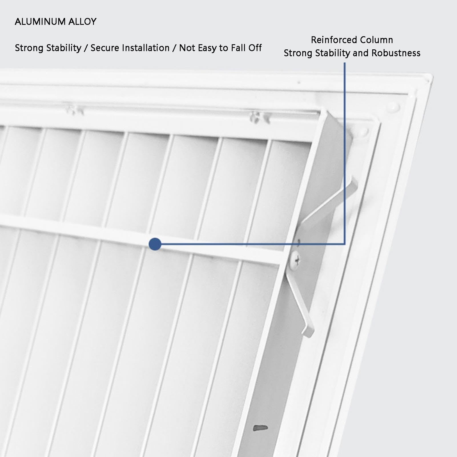 Wentylacja Żaluzji Ze Stopu Aluminium, Otwory Wentylacyjne Szczytowe