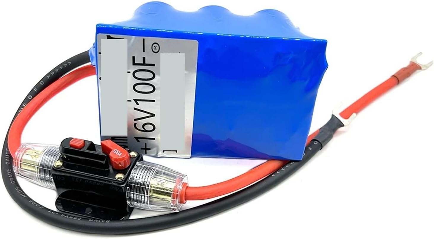 16V100F Automotive Rectifier Module 2.7V600F 1 Set Double Row with Heat Shrink Shell