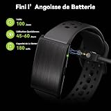 iSo Tech Fitness Tracker Wristband, Activity Tracker 24/7 Heart Rate & Sleep Monitor with Ai Analysis, 60 Days Battery, 170+ Sports Modes, Free App, Smart Bracelet for Men Women - 4