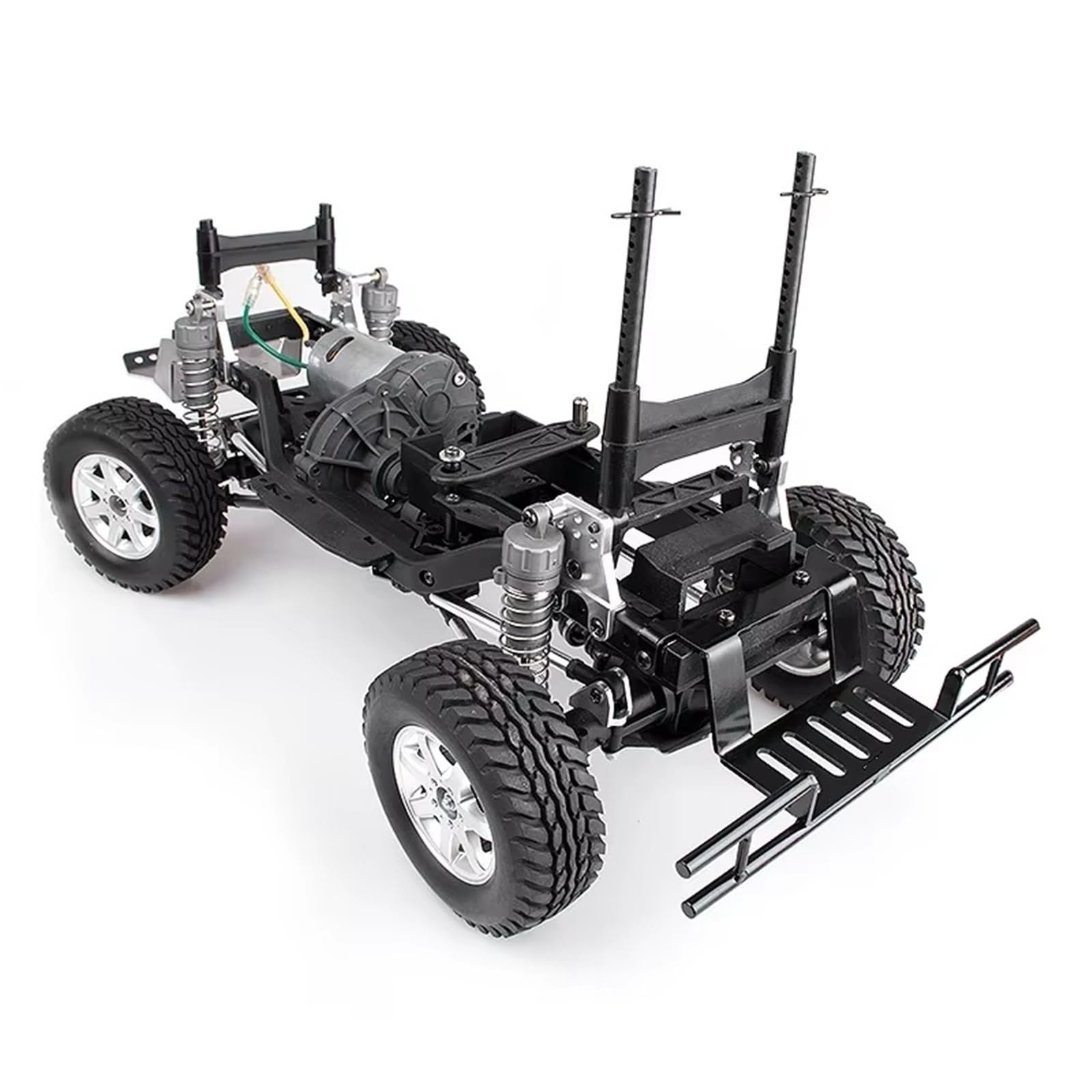 Paraurti RC per Tamiya CC02 Paraurti Posteriore Metallo per Auto RC Crawler, Parti di Ricambio E Accessori