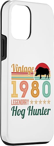 Miniatura 3 de iPhone 12 mini Retro Legendary Hog Hunter Vintage Pig Hog Boar Hunting Case