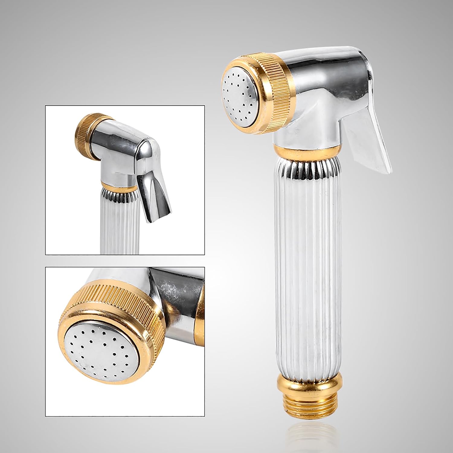 Bathroom Brass Bidet Handheld Sprayer Toilet Spray Shower Nozzle Sprinkler for Feminine Wash, Baby Diaper Cloth Washer