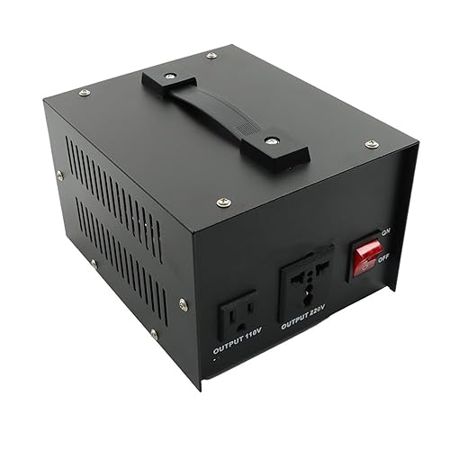 findmall Convertidor de voltaje 1000W transformador de paso arribaabajo 110V a 220V220V a 110V Convertidor Transformador