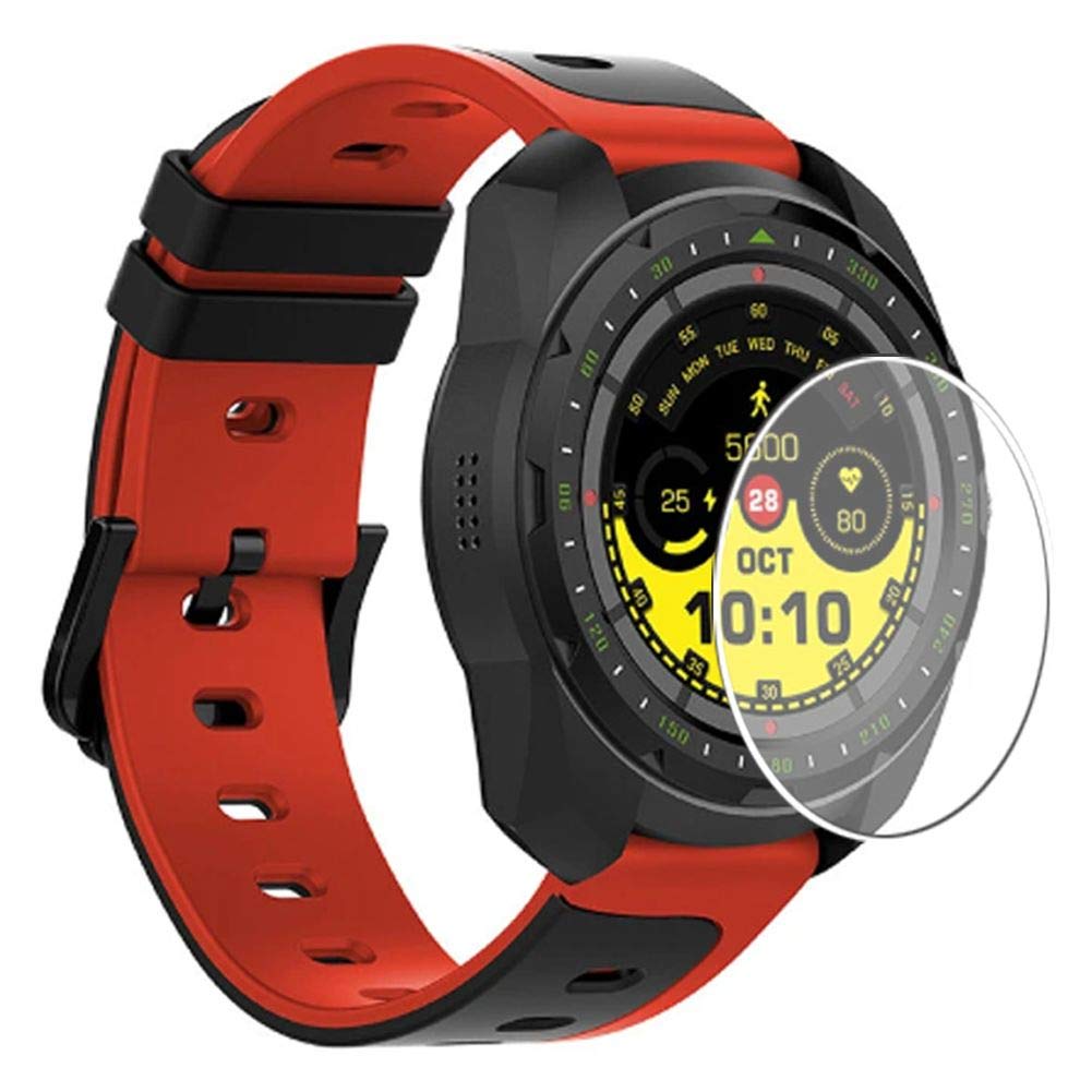 VaxsonVaxson 3-Pack Screen Protector, compatible with KINGWEAR KW01 smart watch, TPU Guard Film Protectors Sticker [NOT Tempered Glass ] New Version