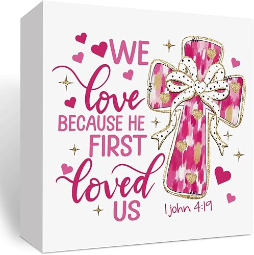 Miniatura 29 de Regalos del día de San Valentín para ella él, decoraciones retro del día de San Valentín, regalo para novio, novia, pincelada de corazón, caja de